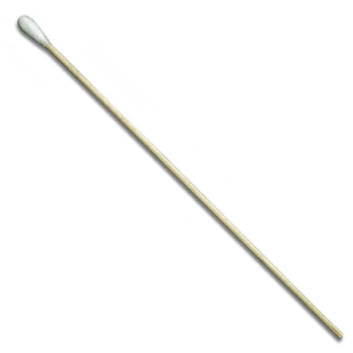 6" Cotton Tipped Applicator, Wood Handle
