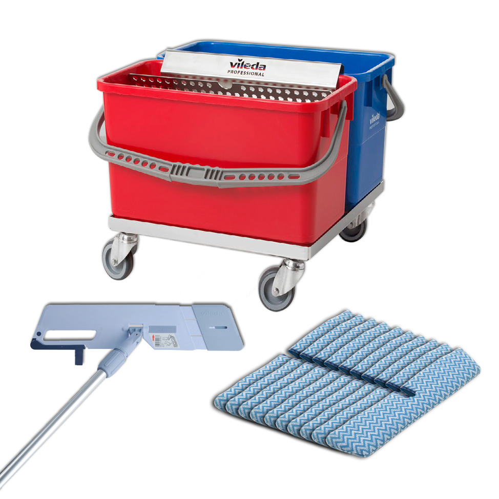 Cleanroom Mops / Lint-Free Mopping Systems for Contamination Control