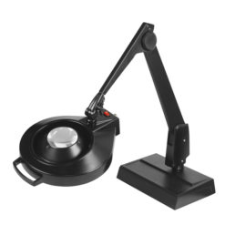 Dazor LMC100-16-BK Circline LED 5X Desk Magnifier, BK