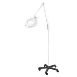Dazor LMC710-5-WH Circline LED 2.25X Mbl Stand Magnifier, WH