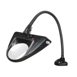 Dazor LML104-5-BK LED Hi-Lighter 2.25X Clamp Magnifier, BK