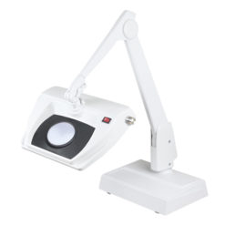 Dazor LMR100-16-WH LED Stretchview 5X Desk Magnifier, WH