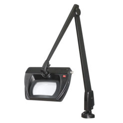 Dazor LMR200-5-BK LED Stretchview 2.25X Clamp Magnifier, BK