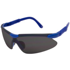 Safety Glasses - Smoke Lens with Wrap Around Frames