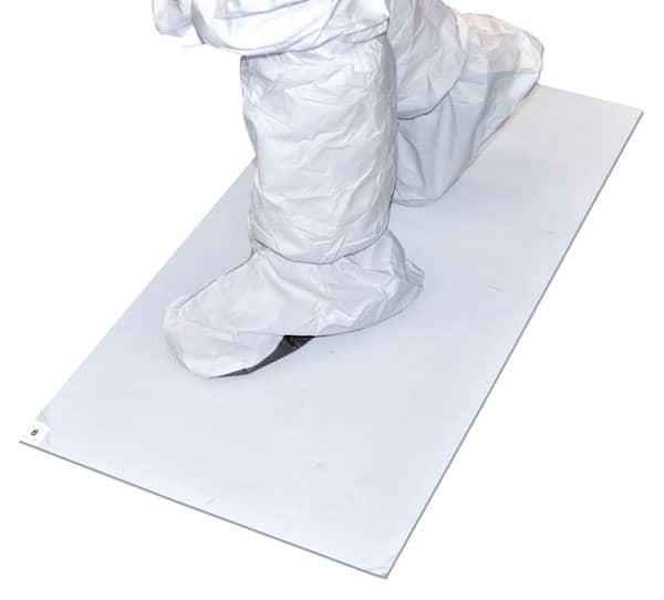 Clean Room Floor Mats,In Stock-White,Sgl Sticky Mat 18x36 Tacky Mat 