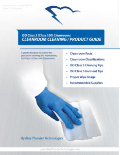 Class 100 ISO 5 cleanroom cleaning