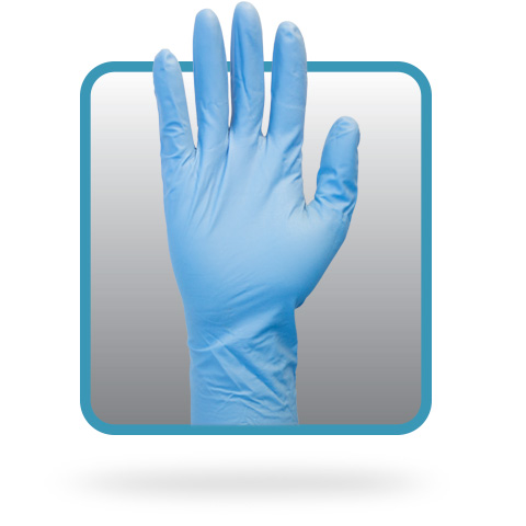 The Safety Zone Blue Nitrile Gloves 12 Mil Powder Free - GNEP-SIZE-5-T8