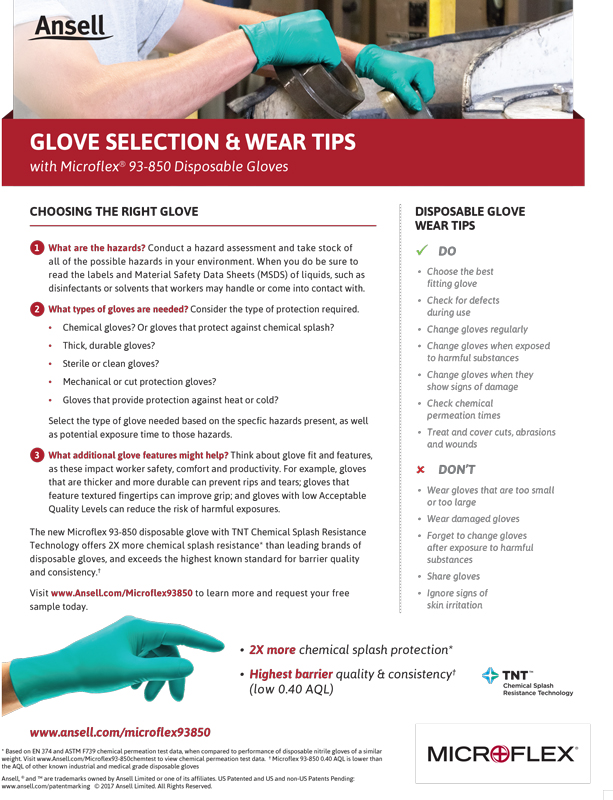 Microflex-93-850-How-To-Choose-the-Right-Glove-Guide