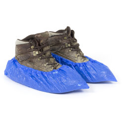 Plastic Blue Shoe Covers XL
