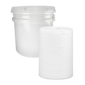 Centerpull Wiper Kit - Custom Disinfectant Surface Wiping System Bucket