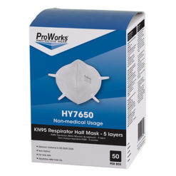 ProWorks® KN95 Respirator Half Mask (HY7650) - Box