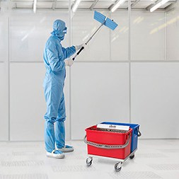 Cleanroom Mops / Lint-Free Mopping Systems for Contamination Control