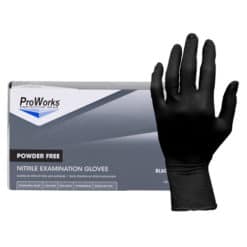 ProWorks® Blue Nitrile Powder Free Exam Gloves, 4 mil (HOS-GL-N115FL)